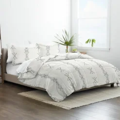 Kirkland's Home Gray Urban Stitch King 3-Pc. Comforter Set- Comforters