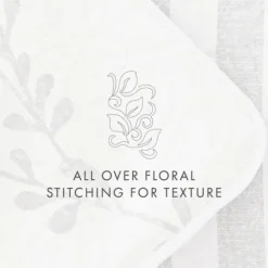 Kirkland's Home Gray Vines Reversible 2-Pc. Twin Quilt Set- Quilts