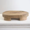 Kirkland's Home Gray Wash Mango Wood Riser- Decorative Accents