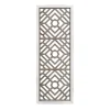 Kirkland's Home Gray Washed Wood & White Frame Cut Out Wall Plaque- Wall Plaques