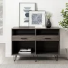 Kirkland's Home Gray Weathered Farmhouse Table Console- Console Tables
