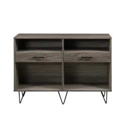 Kirkland's Home Gray Weathered Farmhouse Table Console- Console Tables