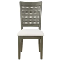 Kirkland's Home Gray Wilbur Cane Back Dining Chairs, Set Of 2- Dining Chairs