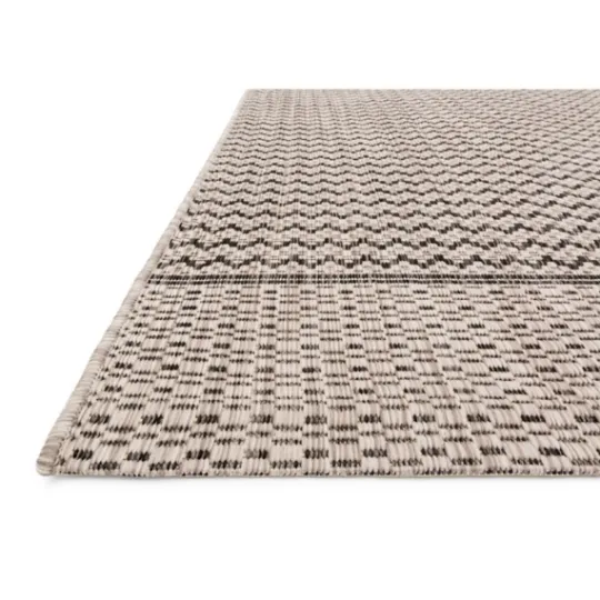 Kirkland's Home Gray Zig Zag Stripe Outdoor Area Rug, 7X10- Outdoor Rugs
