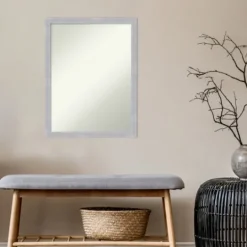 Kirkland's Home Grayson Brushed Nickel Framed Wall Mirror- Decorative Mirrors