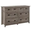 Kirkland's Home Graywash Wood Cup Handle Dresser- Dressers & Chests