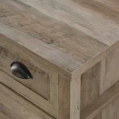 Kirkland's Home Graywash Wood Cup Handle Dresser- Dressers & Chests