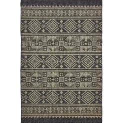 Kirkland's Home Greek Key Sun Shower Outdoor Area Rug, 7X9- Outdoor Rugs