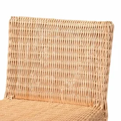 Kirkland's Home Greek Natural Rat Woven Counter Stool- Bar Stools & Counter Height Stools