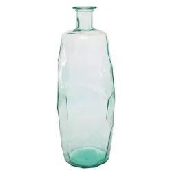 Kirkland's Home Green And Blue Clear Glass Vase, 29 In.- Vases