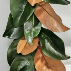 Kirkland's Home Green And Orange Magnolia Leaf Garland- Arrangements & Greenery