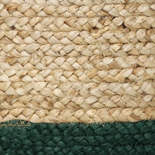 Kirkland's Home Green And Tan Woven Basket With Tassel, 19 In.- Baskets & Boxes