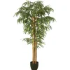 Kirkland's Home Green Bamboo Tree In Black Planter- Trees & Topiaries