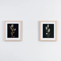 Kirkland's Home Green Botanicals Framed Art Prints, Set Of 2- Framed Art