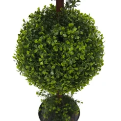 Kirkland's Home Green Double Ball Boxwood Potted Topiary- Trees & Topiaries