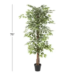 Kirkland's Home Green Ficus Potted Tree, 73 In.- Trees & Topiaries