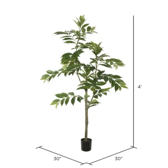Kirkland's Home Green Nandina Potted Tree, 4 Ft.- Trees & Topiaries