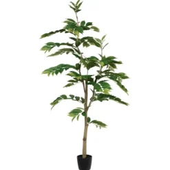 Kirkland's Home Green Nandina Tree In Black Planter- Trees & Topiaries