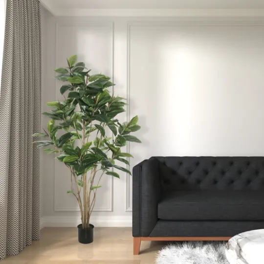Kirkland's Home Green Rubber Tree, 6 Ft.- Trees & Topiaries