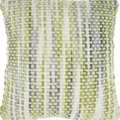 Kirkland's Home Green Space Dye Woven Pillow- Pillows