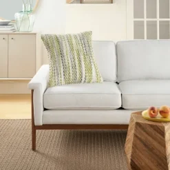 Kirkland's Home Green Space Dye Woven Pillow- Pillows
