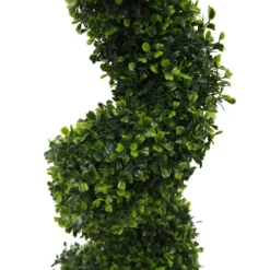 Kirkland's Home Green Spiral Boxwood Potted Topiary, 3 Ft.- Trees & Topiaries