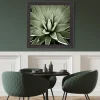 Kirkland's Home Green Succulent Iii Framed Canvas Art- Framed Art