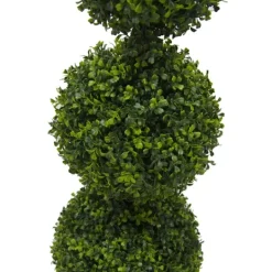 Kirkland's Home Green Triple Ball Boxwood Potted Topiary, 4 Ft.- Trees & Topiaries