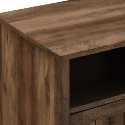 Kirkland's Home Grooved Door Barnwood Side Table- Accent & End Tables