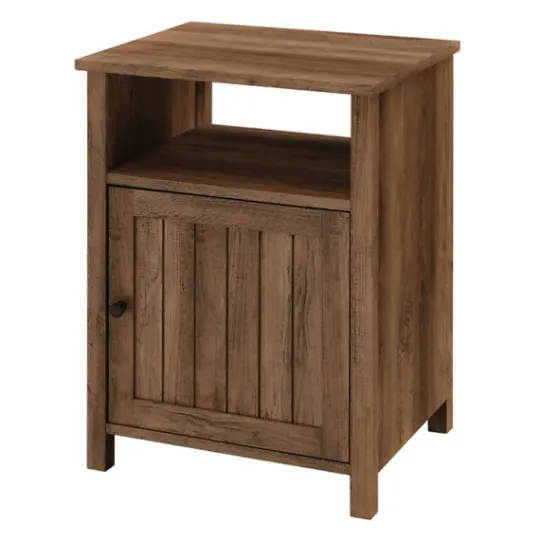 Kirkland's Home Grooved Door Barnwood Side Table- Accent & End Tables