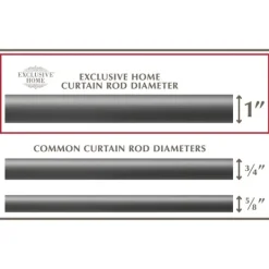 Kirkland's Home Gunmetal Adjustable Torch Curtain Rod, 120 In.- Curtain Rods & Hardware