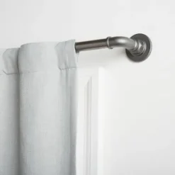 Kirkland's Home Gunmetal Hyde Wrap Around Curtain Rod, 120 In.- Curtain Rods & Hardware