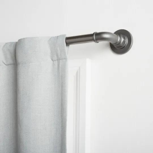 Kirkland's Home Gunmetal Hyde Wrap Around Curtain Rod, 120 In.- Curtain Rods & Hardware
