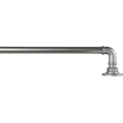 Kirkland's Home Gunmetal Hyde Wrap Around Curtain Rod, 120 In.- Curtain Rods & Hardware