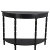 Kirkland's Home Half Round Wood Console Table- Console Tables