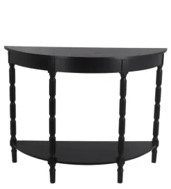 Kirkland's Home Half Round Wood Console Table- Console Tables
