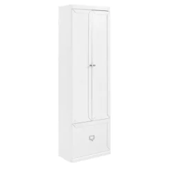 Kirkland's Home Halie White Wood 2-Door Pantry Closet- Cabinets & Sideboards