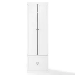 Kirkland's Home Halie White Wood 2-Door Pantry Closet- Cabinets & Sideboards