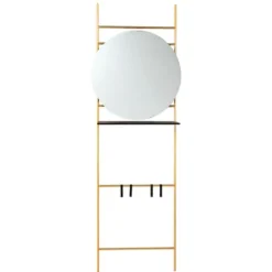 Kirkland's Home Hall And Entryway Ladder Wall Organizer- Wall Storage