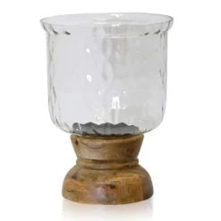 Kirkland's Home Hammered Glass Globe Candle Holder, 13 In.- Candle Holders