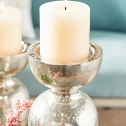 Kirkland's Home Hammered Metal Orb Candle Holder, 18 In.- Candle Holders