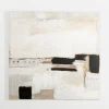 Kirkland's Home Hand Painted Neutral Textures Art Print- Framed Art