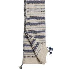 Kirkland's Home Hand Woven Striped Throw Blanket- Blankets & Throws