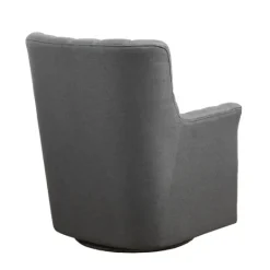 Kirkland's Home Hand-Tufted Swivel Glider Accent Chair- Accent Chairs