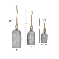 Kirkland's Home Hanging Decorative Bells, Set Of 3- Decorative Accents