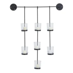 Kirkland's Home Hanging Glass Votive Wall Plaque- Sconces