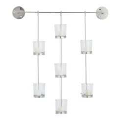 Kirkland's Home Hanging Glass Votive Wall Plaque- Sconces