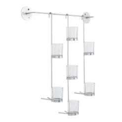 Kirkland's Home Hanging Glass Votive Wall Plaque- Sconces