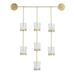 Kirkland's Home Hanging Glass Votive Wall Plaque- Sconces