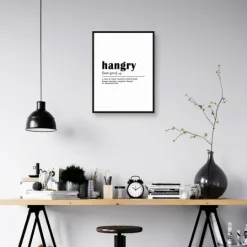 Kirkland's Home Hangry Definition Canvas Art Print- Wall Quotes & Signs